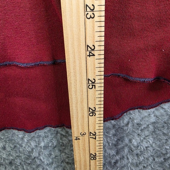 Nike Men's Large Red Long Sleeve Henley Shirt Cotton Athletic Casual‎ - Picture 7 of 10